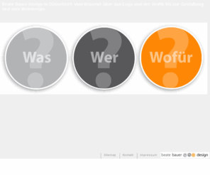beate-bauer.com: Beate Bauer Design Düsseldorf. Konzept - Logo - Grafik - Webdesign.
Beate Bauer entwirft und gestaltet künstlerische Design Konzepte für den Gesamtauftritt von Vereinen, Freiberuflern, Selbständigen und kleinen Unternehmen. Auch Web-Design ist im Portfolio.