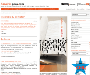 lesjeudisducomptoir.com: les jeudis du comptoir / l'agenda des rencontres / Accueil - librairie-paca.com
Content Management System