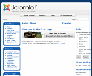 chriskisner.com: Welcome to the Frontpage
Joomla! - the dynamic portal engine and content management system