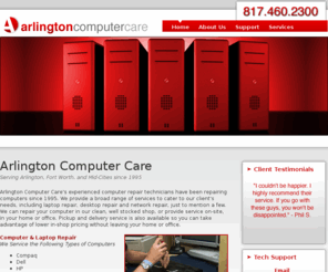 computercarearlington.com: Arlington Computer Care Arlington, Fort Worth, Dallas TX
Arlington Computer Care Serves Arlington, Fort Worth, Dallas, Mansfield, Kennedale, Grand Prairie, Euless, Bedford, Hurst, Colleyville, & Irving, Texas.