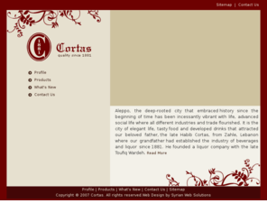 cortasco.com: Cortas Winery – Liquor Manufacturer & Exporter – Syria, Middle East
Special kinds of wine and liquor manufacturer and exporter worldwide.