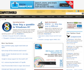 e-computerworld.net: Computerworld - IT news, features, blogs, tech reviews, career advice
Computerworld covers a wide range of technology topics, including software, security, operating systems, mobile, storage, servers and data centers, and technology companies such as Microsoft, Google and Apple.