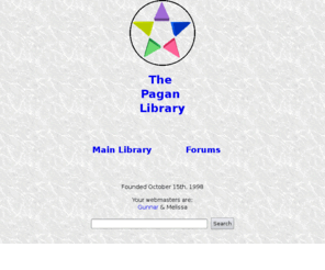 paganlibrary.com: Welcome to The Pagan Library
