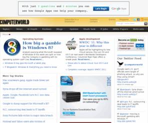 cwblogs.com: Computerworld - IT news, features, blogs, tech reviews, career advice
Computerworld covers a wide range of technology topics, including software, security, operating systems, mobile, storage, servers and data centers, and technology companies such as Microsoft, Google and Apple.