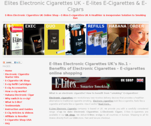 electroniccigaretteset.com: Elites Electronic Cigarettes UK - E-lites E-Cigarettes & E-Cigars
E-lites Electronic Cigarettes UK Online Shop – E-lites E-cigarettes UK A Healthier & Inexpensive Solution to Smoking Ban