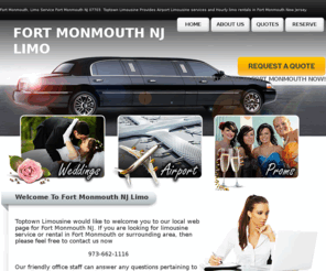 fort-monmouth-nj-limousine.com: Fort Monmouth, Limo Service Fort Monmouth NJ Limousine Rentals 07703
Fort Monmouth NJ Limousine Service. Fort Monmouth New Jersey Limo Rentals and Airport Service provided by Toptown Limousine service
Fort Monmouth NJ 07703 