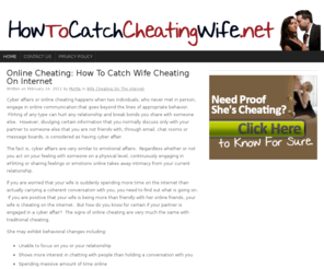 howtocatchcheatingwife.net: How To Catch Cheating Wife
Think he's been cheating? Find out for sure once and for all.