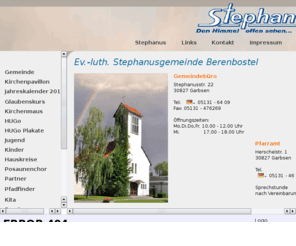 stephanusgemeinde.org: Stephanusgemeinde Berenbostel.htm
Stephanusgemeinde Garbsen Berenbostel