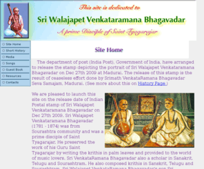 venkataramanabhagavadar.org: Web Site for Sri Venkata Raman Bhagavadar.
A web site for Padagar Thilagam T.M.Sounderarajan.