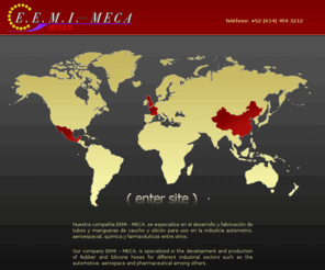 eemi-meca.com: EEMI-MECA fabricacion de tubos y mangueras de caucho y silicon Chihuahua - Mexico
silicone hoses, mangueras de silicon, hoses, silicon, silicone, mangueras, air filters, filtros de aire, Chihuahua, Chih. México. 