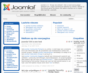maleshoots.nl: Welkom op de voorpagina
Joomla! - Het dynamische portaal- en Content Management Systeem