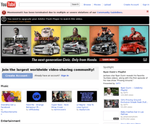 moomoomoo1.com: YouTube
      - Broadcast Yourself.
YouTube is a place to discover, watch, upload and share videos.