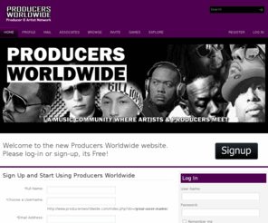 producersworldwide.com: Producers Worldwide - A Music Communtiy Network
Music Producer Community Network Portal