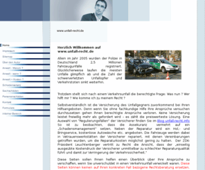 verkehrsunfallrecht.info: www.unfall-recht.de - Home
www.unfall-recht.de - von Rechtsanwalt Lars Kasulke, Hannover, Verkehrsunfall, Nutzungsausfall, Mietwagen, Sachverstaendiger, Gutachten, Gutachter, Wertminderung, fiktive Abrechnung, Totalschaden, Restwert, Schmerzensgeld, Reperaturkosten, Urteil, merkantiler Minderwert, Anwalt, Unfall