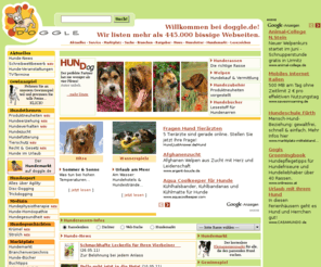 doggle.de: doggle.de - Die Hunde-Suchmaschine mit über 445.000 bissigen Links :: doggle.de
