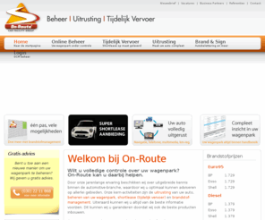 lichtbalkservice.com: Welkom bij On-Route
Welkom bij On-Route, de specialist in: Online wagenparkbeheer, Tijdelijk vervoer, shortlease, uitrusting en autobelettering.