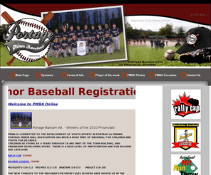 portagebaseball.com: PMBA - Online
Portage Minor Baseball Association Online