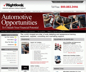 rightlook.com: Auto Detailing - Paintless Dent Repair - Paint Protection Film - Wheel Repair
Auto detailing, paintless dent repair, alloy wheel repair, paint protection film, vehicle graphics. Equipment, supplies and training.