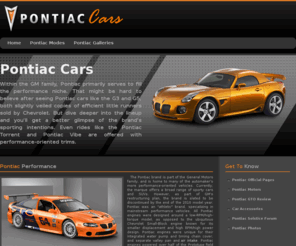 alchemind.org: Pontiac Cars
Pontiac Cars