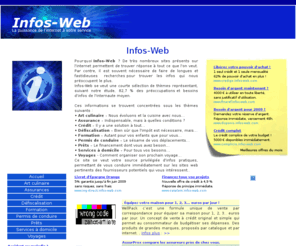 infos-web.com: Infos Web
Infos-Web : information utile directement accessible !