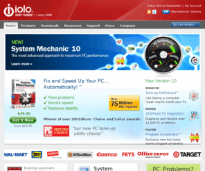 ioloinformant.com: iolo technologies - The PC Tune-Up Experts
Fix and speed up your PC with the world's best-selling PC tune-up utilities. Automatically repair system slowdowns, crashes, and freezes.