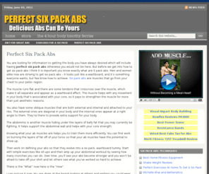 perfectsixpackabs.info: Perfect Six Pack Abs | How To Get Great Ripped Abs
How To Get Six Pack Abs, What To Eat For The Perfect Six Pack Abs and Exercises For 6 Pack Abs