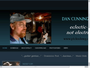 pickndawg.com: Pickndawg Music and Stuff
Acoustic guitar music of Dan  Cunningham, Phil Keaggy Band,and other stuff