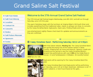 saltfest.net: Grand Saline Salt Festival | Salt Festival Heritage Association
Grand Saline Salt Festival 2009 | Salt Palace in Grand Saline
