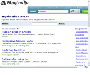 angelramirez.com.es: 
Registro y gestión de dominios internet, documentos necesarios, las últimas extensiones disponibles, lista de precios completa!
