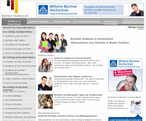 bachelor-studium.net: Bachelor studieren in Deutschland - Alle Infos zum Bachelor Studium
Welche Bachelor & Master Titel gibt es? Was ist der Unterschied zum Diplom? Wie sind die Studiengänge aufgebaut? Alle Antworten zum Studium.