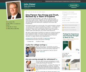 johnzaiser.com: Financial Representative | Mackinaw, IL | John  Zaiser | 
		COUNTRY Financial
insurance and investments