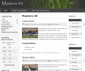 masters40.com: Masters 40
Campeonato de Fútbol Master de 40 años