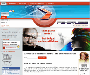 pc-studio.ro: Pc-Studio
Vanzari componente, calculatoare, Creare pagini web Targu Mures