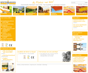 spettmann.info: Markisen Spettmann : Home
Spettmann Markisen bietet Markisen nach Maß mit großer Tuchauswahl (über 100 Dessins) und wartungsfreier Technik Made in Germany sowie Bedienkomfort für jeden Anspruch.