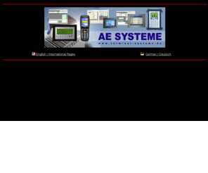 terminal-systems.de: AE SYSTEME www.terminal-systems Embedded Technology for Business
AE Systeme www.terminal-systems.de - Embedded Technology for Business Use