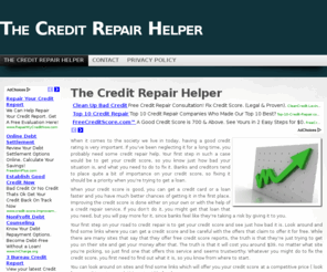 thecreditrepairhelper.com: The Credit Repair Helper
Find out how you can repair your credit and the steps that will get you started in the right direction. A credit repair helper might be just what you need.