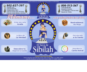 tarotdesibilah.com: EL TAROT DE SIBILAH
El Tarot de Sibilah. Alta Magia. Rituales para la buena suerte en el amor, trabajo, dinero y salud. Amarres, endulzamientos, limpiezas