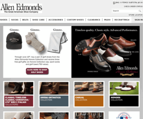 aeshoes.net: Mens Dress Shoes & Casual Shoes - Allen Edmonds - Custom American Shoes
The official site of the worlds leading manufacturer of quality leather mens dress shoes, mens casual shoes, and business mens footwear in a wide variety of sizes and widths. Including matching fine leather mens belts and recrafting services