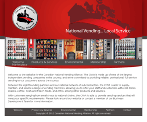 cnva-acdd.com: Canadian National Vending Alliance - National Vending... Local Service
The CNVA is made up of eight of the largest independent vending companies in the country, and we're committed to providing reliable, professional, full-service vending to our customers across the country.