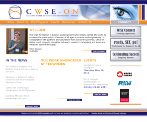 cwse-on.ca: Chair for Women in Science and Engineering - Ontar - Home
Home of the site