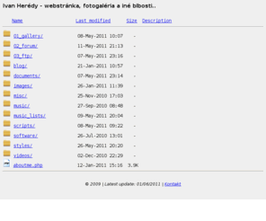 heredy.net: Ivan Herédy - webstránka
