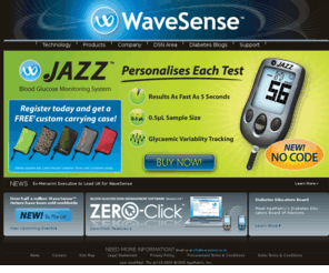 medicaldevicesinc.com: WaveSense - Home
WaveSense KeyNote Blood Glucose Monitoring System for Diabetes management