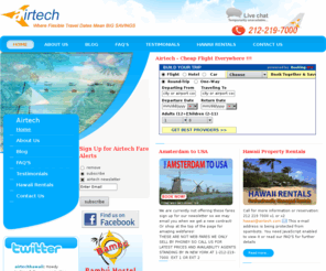 airtech.com: Welcome to AirTech Flights : The leader in Cheap flights to Hawaii and Europe. - airtech
Airtech - Cheap flights from westcoast to hawaii and Europe with last minute seats & e-tickets