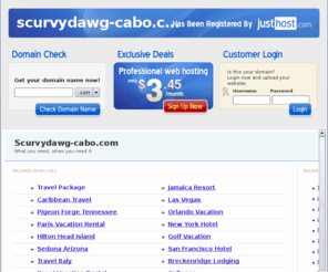 scurvydawg-cabo.com: scurvydawg-cabo.com : provided by Just Host
