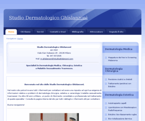 studioghislanzoni.com: Studio Dermatologico Ghislanzoni .::. Home Page
...
