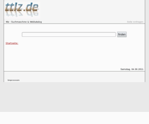 ttlz.net: ttlz Webkatalog & Suchmaschine
Webseiten zu  auf ttlz. Tipps und Informationen zu  in der neuen Informationsmaschine.