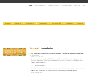 pasquali.es: PASQUALI tractores agrícolas especiales compactos viñeros y fruteros, articulados o rígidos, motocultores diesel o de gasolina
Tractores agrícolas especiales compactos viñeros y fruteros, articulados o rígidos, motocultores, diesel o de gasolina, para la agricultura y maquinaria agrícola para el huerto, arado, cosecha, invernaderos, segado, sembrado de viñas y frutas