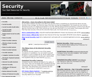 tipsonsecurity.com: News and resources about security, home security and internet security
Please check back often to find useful resources about security, home security and security company