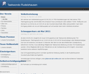 tkd-rudelzhausen.de: Taekwondo - Rudelzhausen
Joomla! - dynamische Portal-Engine und Content-Management-System