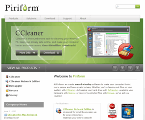 piriform download ccleaner defraggler